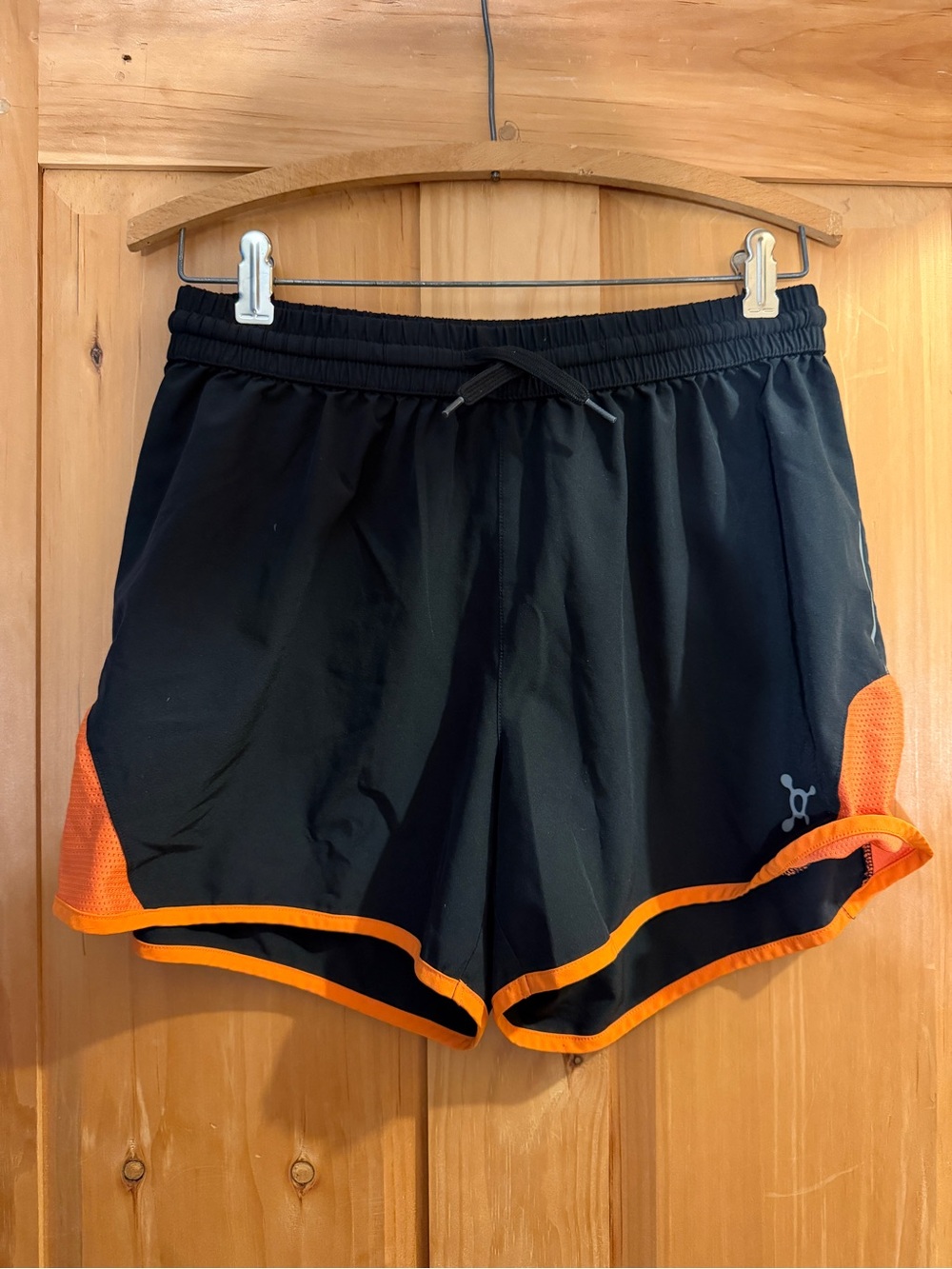 Orangetheory Black and Orange Athletic Shorts